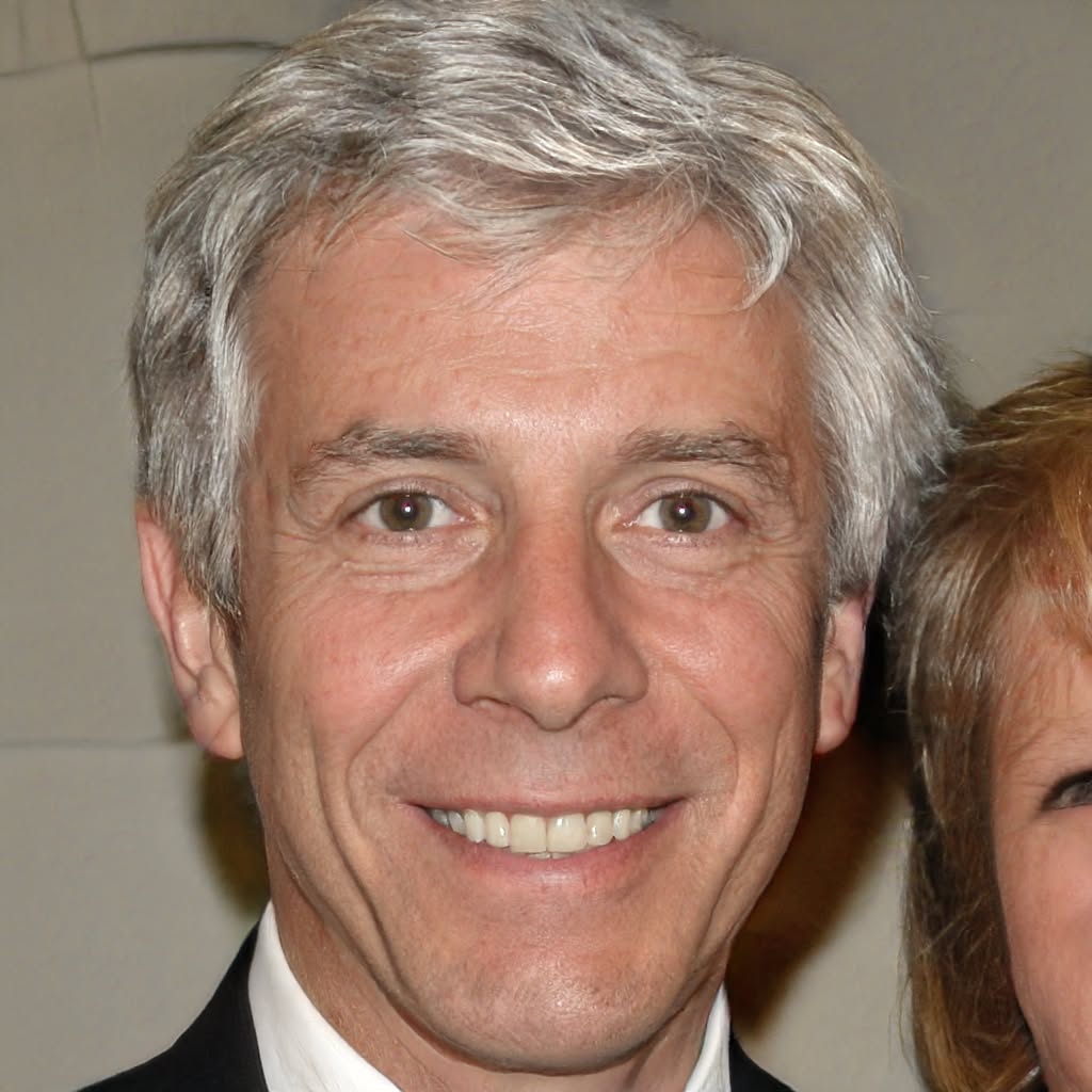 Woman smiling half body